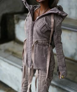 D2 Post Apocalyptic Jacket (Ash Gray)