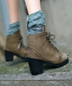KL Secret Stuff Lace Boots (Khaki)