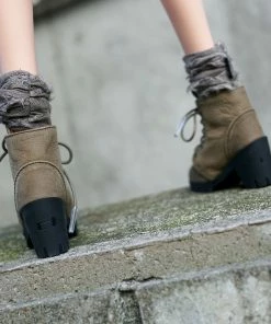 KL Secret Stuff Lace Boots (Khaki)
