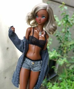 D2 Baggy Knit Cardigan (Ash Blue) Apparel