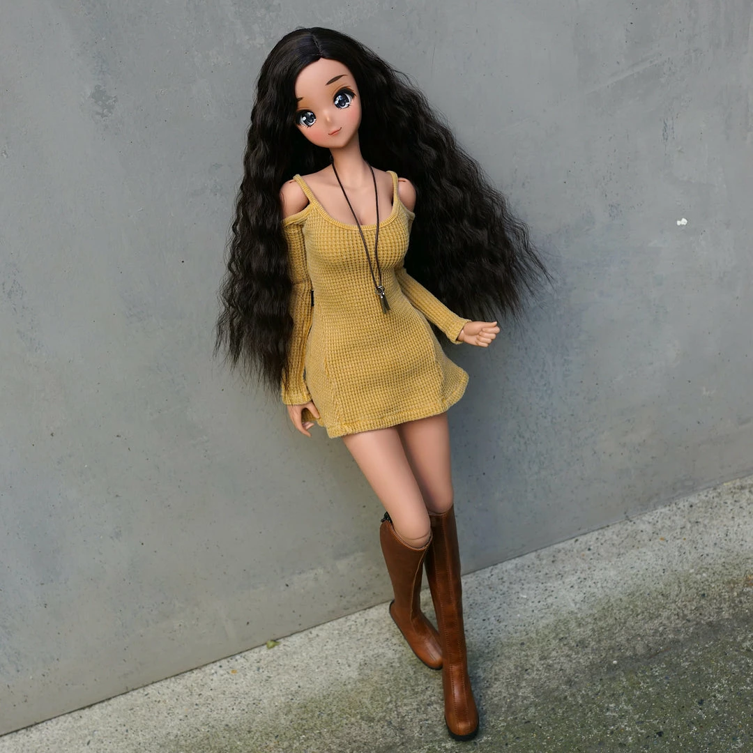 D2 Cold Shoulder Sweater (Beam Me Up Yellow) Secret Stuff