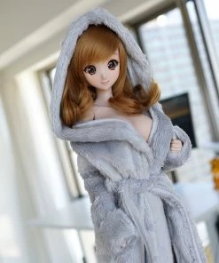 D2 Apparel Fluffy Hooded Gown
