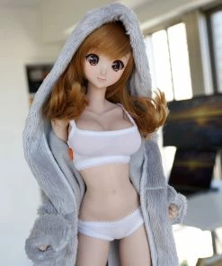 D2 Apparel Fluffy Hooded Gown