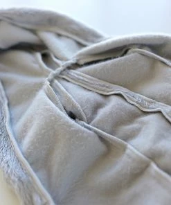 D2 Apparel Fluffy Hooded Gown