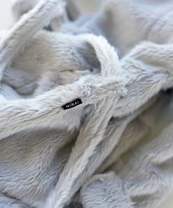 D2 Apparel Fluffy Hooded Gown