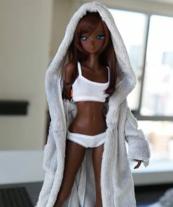 D2 Apparel Fluffy Hooded Gown