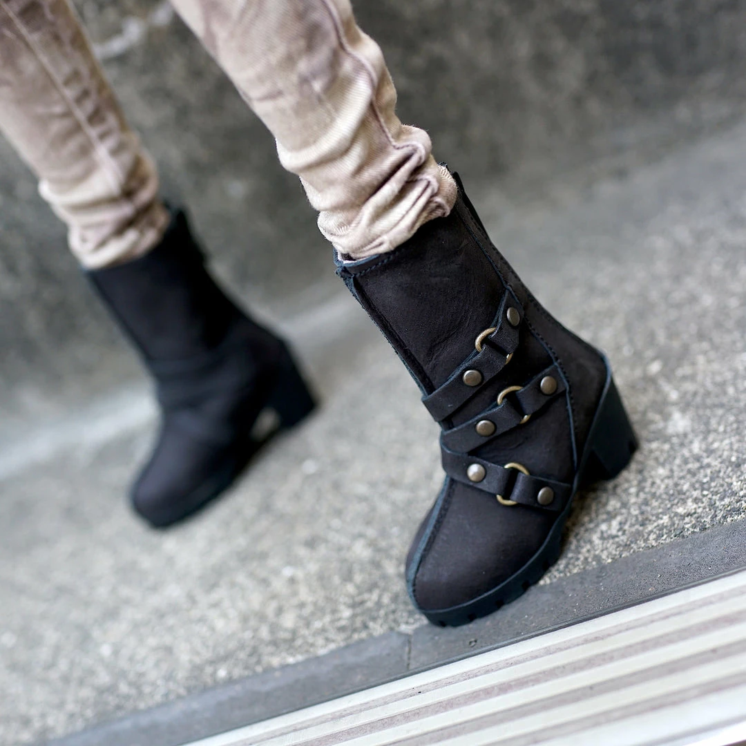 KL 3 Ring Boots (Molten Black) Secret Stuff