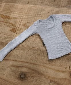 D2 Low Neck Rib Knit Sweater Secret Stuff