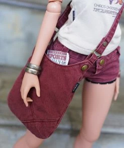 Smart Doll Store Secret Stuff Scavenger Satchel Bag (Wine Red)