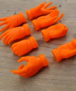 N3 Secret Stuff Combat Gloves (Stay On Target Orange)