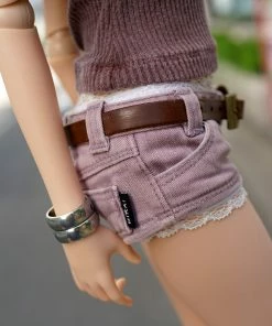 N2 Short Jeans (Pastel Purple)