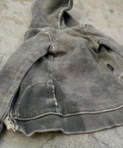 D2 Hooded Zip Cardigan (Ash Gray)