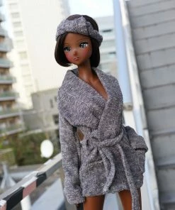 D2 Bathrobe And Head Towel Band Set Secret Stuff