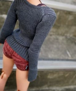 D2 Rib Knit Sweater (Ash Blue) Apparel