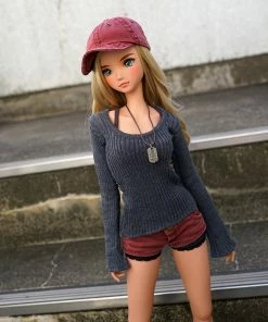 D2 Rib Knit Sweater (Ash Blue) Apparel