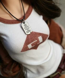 D2 Secret Stuff Keep Calm Dog Tag