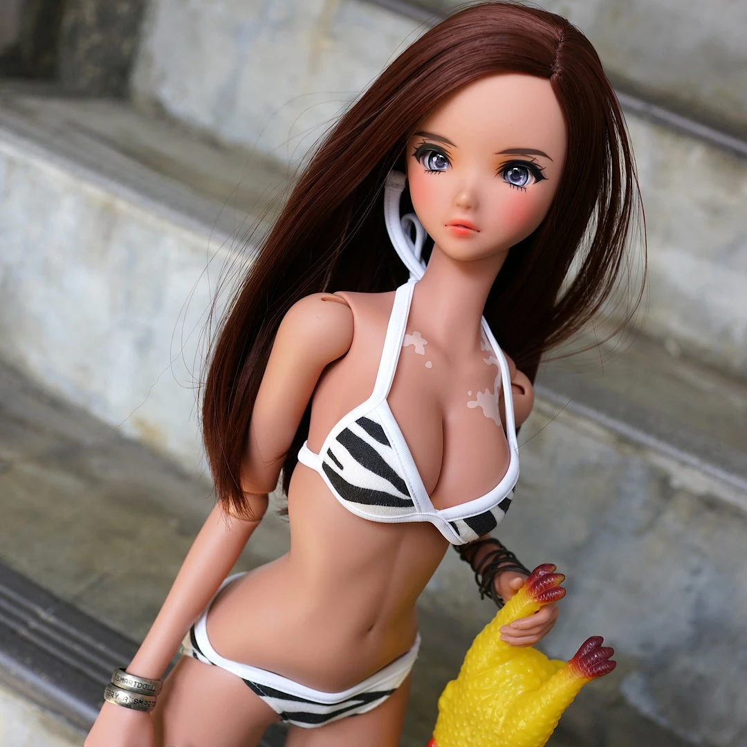 N2 Secret Stuff Zebra Battle Bikini & Socks Set