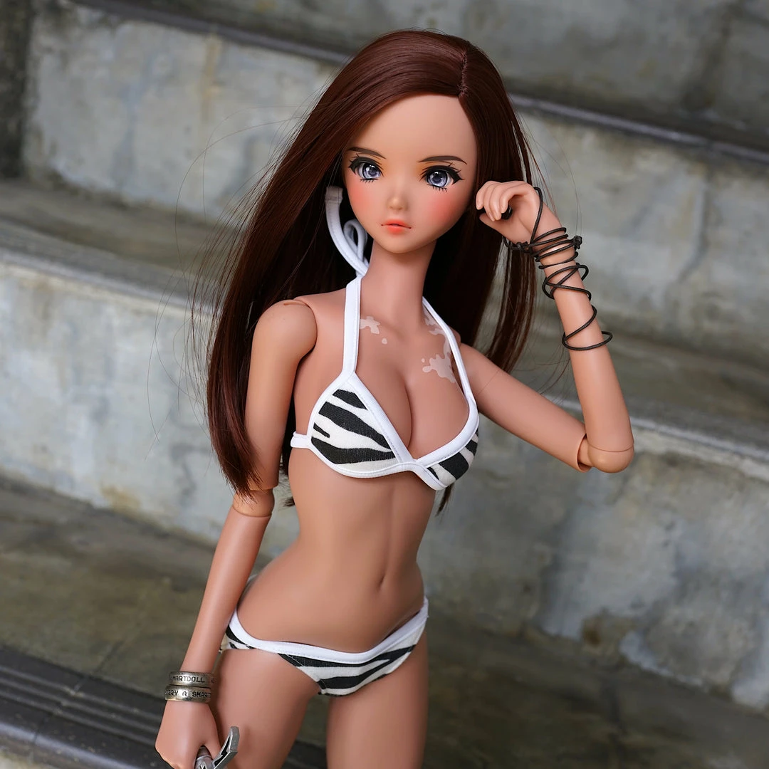 N2 Secret Stuff Zebra Battle Bikini & Socks Set