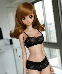 N2 Lace Sports Bra Set (Black)