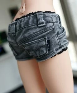 N2 Secret Stuff Short Jeans (Charcoal Black)