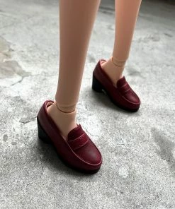 Smart Doll Store Secret Stuff Loafers (Wine Red)