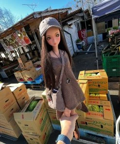 N2 Irregular Hem Sweater (Oak Brown)